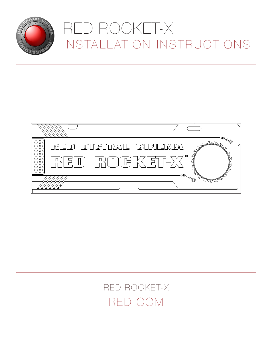 RED ROCKET-X User Manual | 45 pages