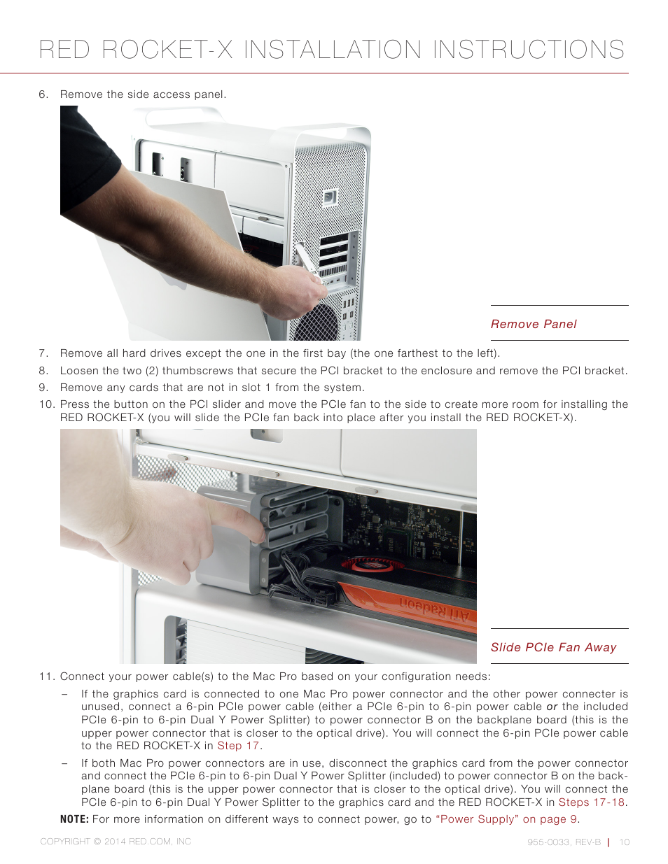 Red rocket-x installation instructions | RED ROCKET-X User Manual | Page 10 / 45