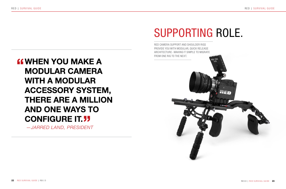 Supporting role, Jarred land, president | RED SURVIVAL GUIDE User Manual | Page 12 / 37