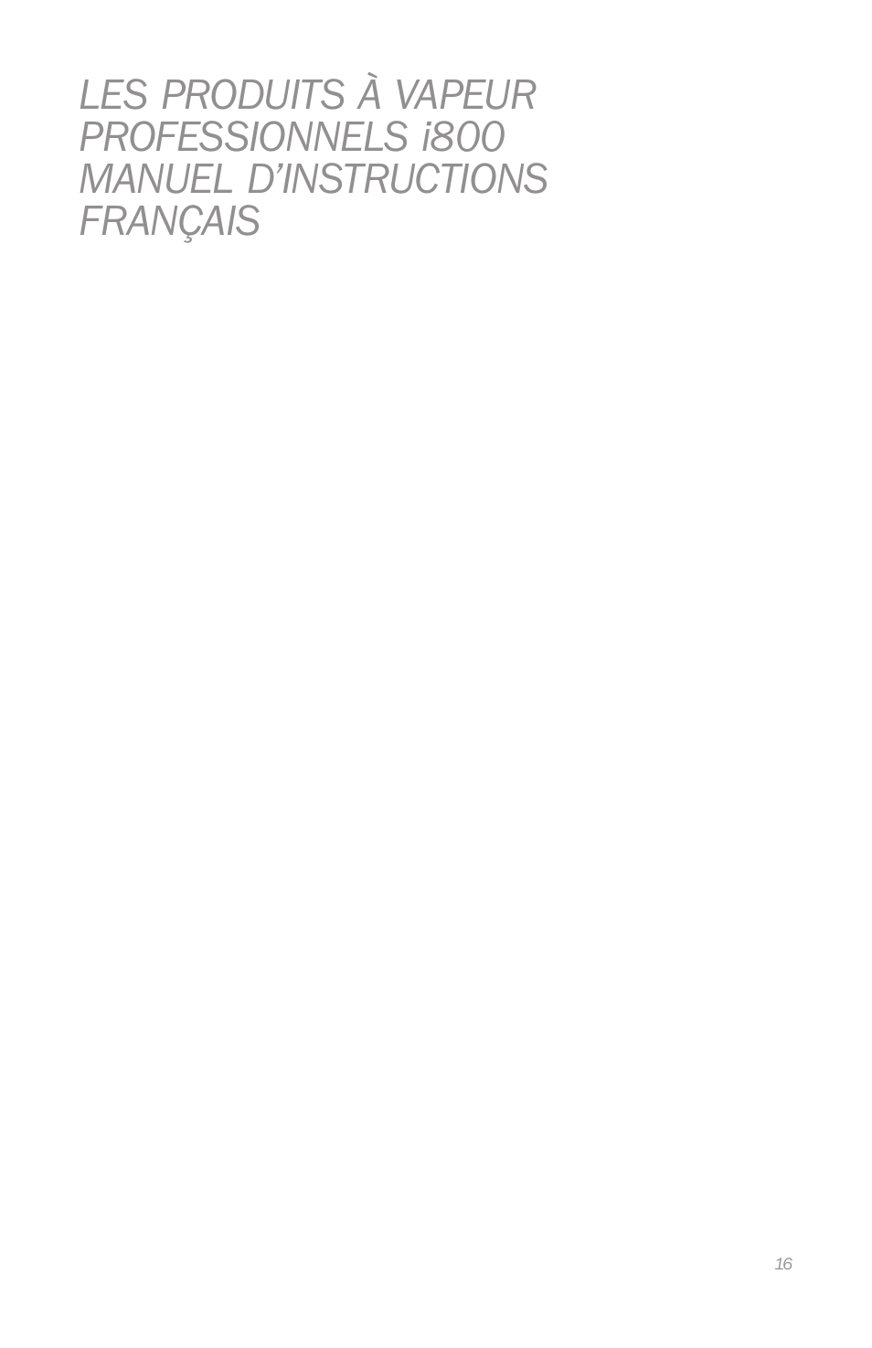 Reliable i800 Series User Manual | Page 19 / 48