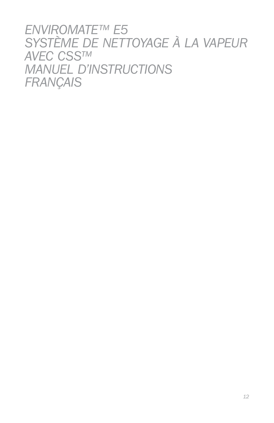 Reliable E5 User Manual | Page 14 / 39