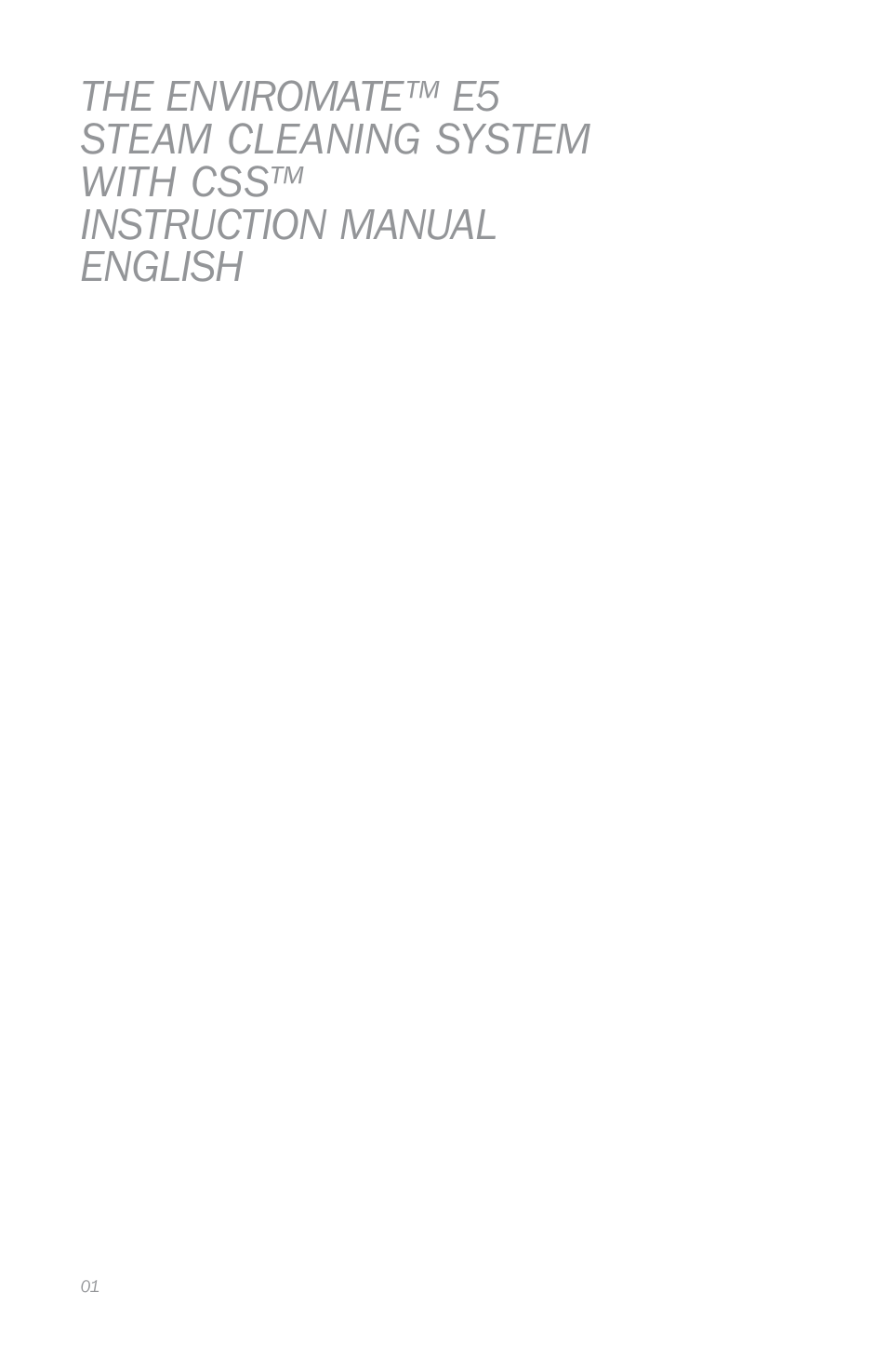 Reliable E5 User Manual | Page 3 / 39