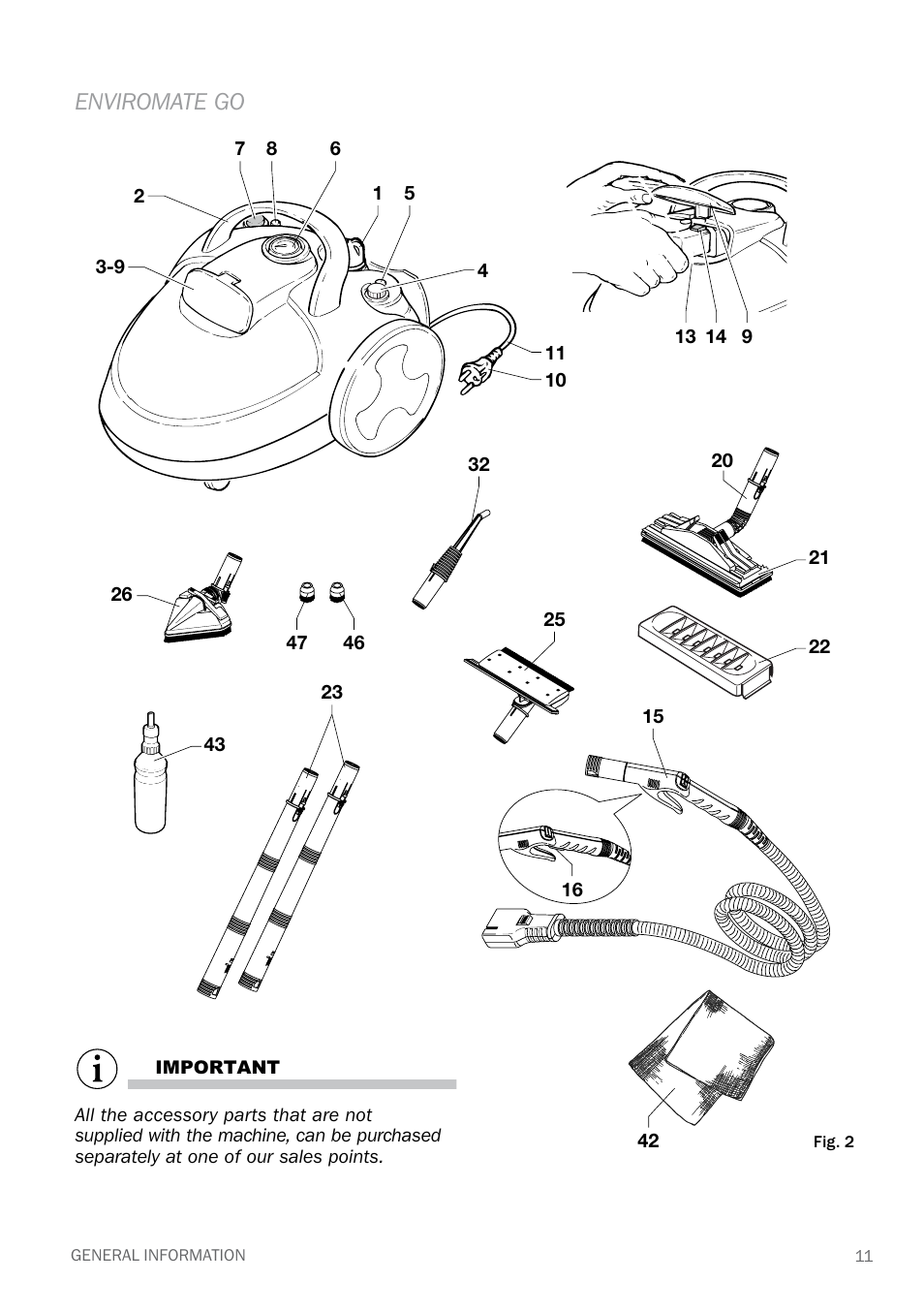 Enviromate go | Reliable E40 User Manual | Page 13 / 34