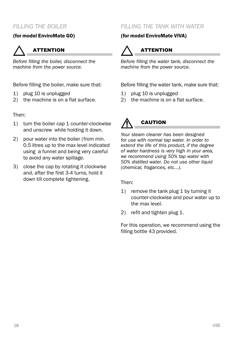 Reliable E40 User Manual | Page 20 / 34