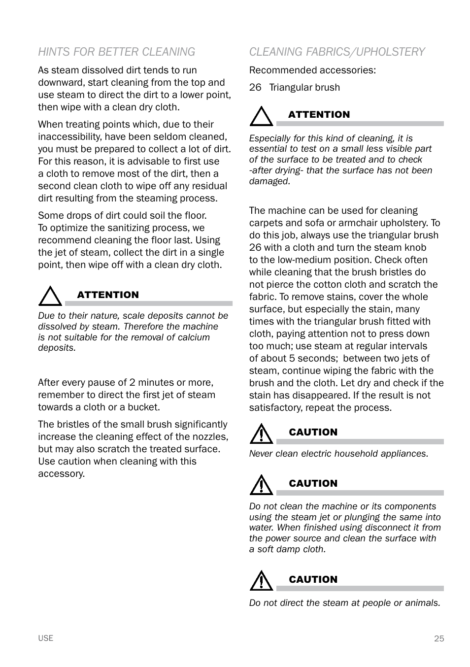 Reliable E40 User Manual | Page 27 / 34