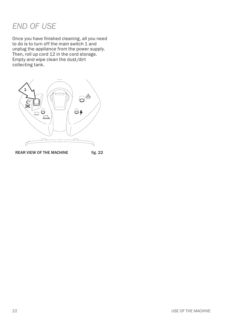 End of use | Reliable EV1 User Manual | Page 24 / 30