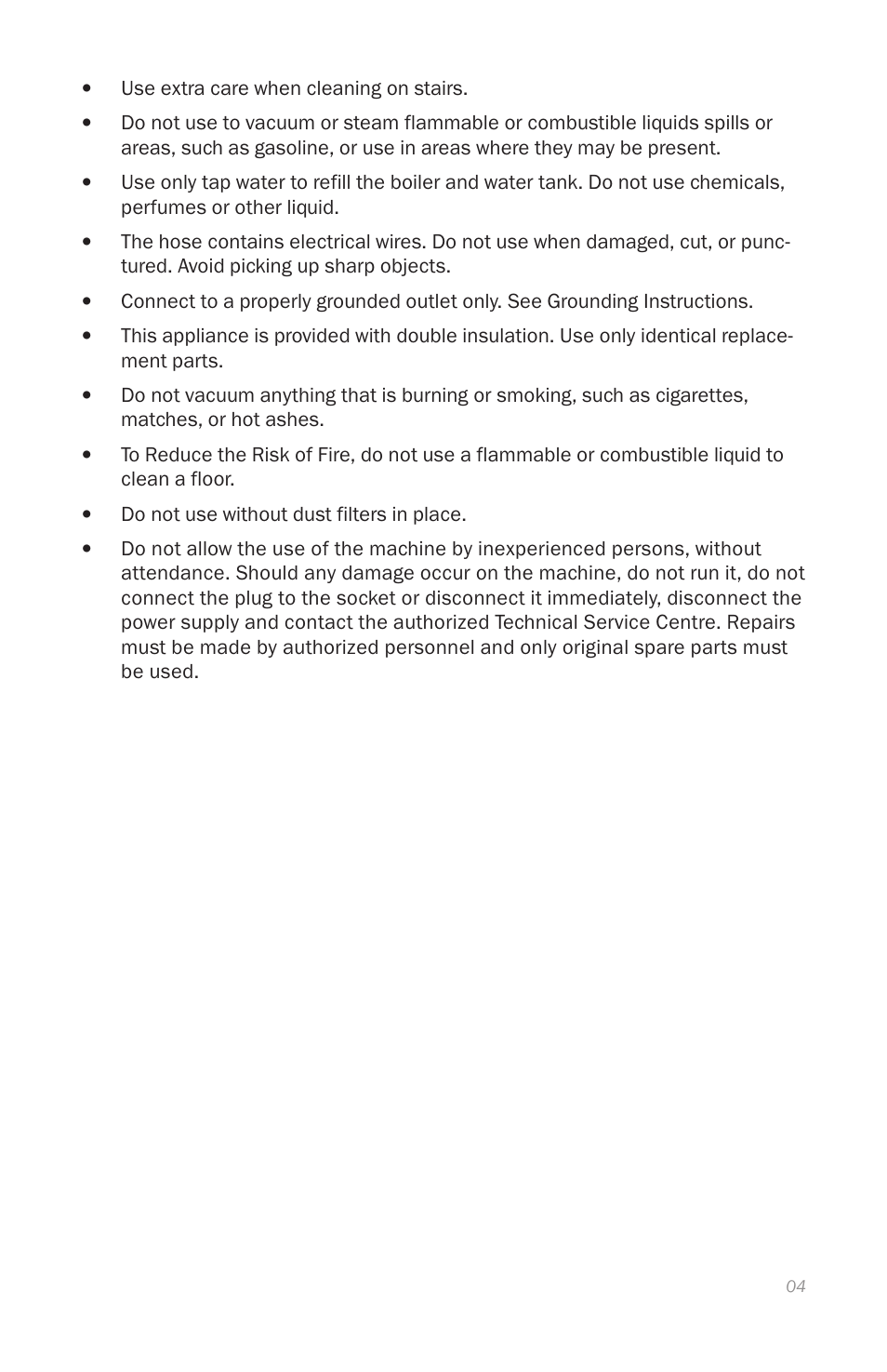 Reliable 2000CV User Manual | Page 7 / 64