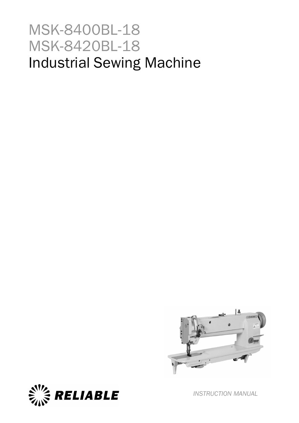 Reliable MSK-8420BL-18 User Manual | 38 pages