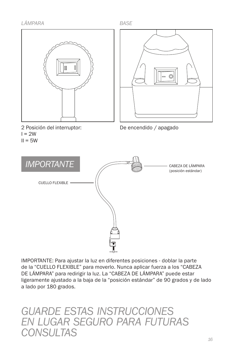 Importante | Reliable 9000C User Manual | Page 19 / 24