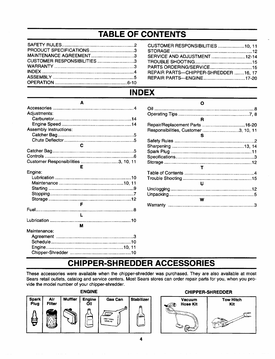 Craftsman 247.795940 User Manual | Page 4 / 36