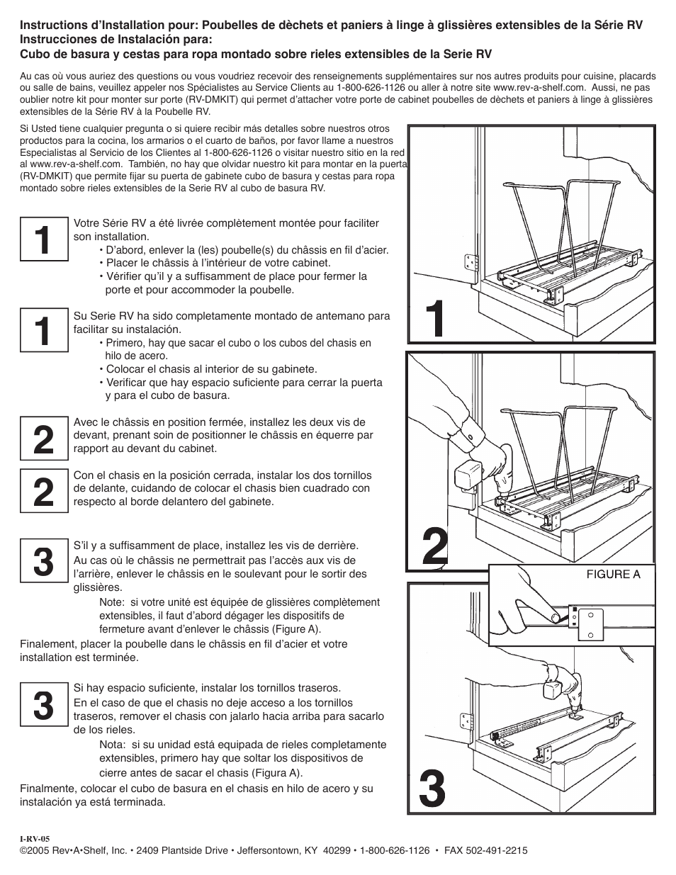 Rev-A-Shelf HPRV-1925 S User Manual | Page 2 / 2