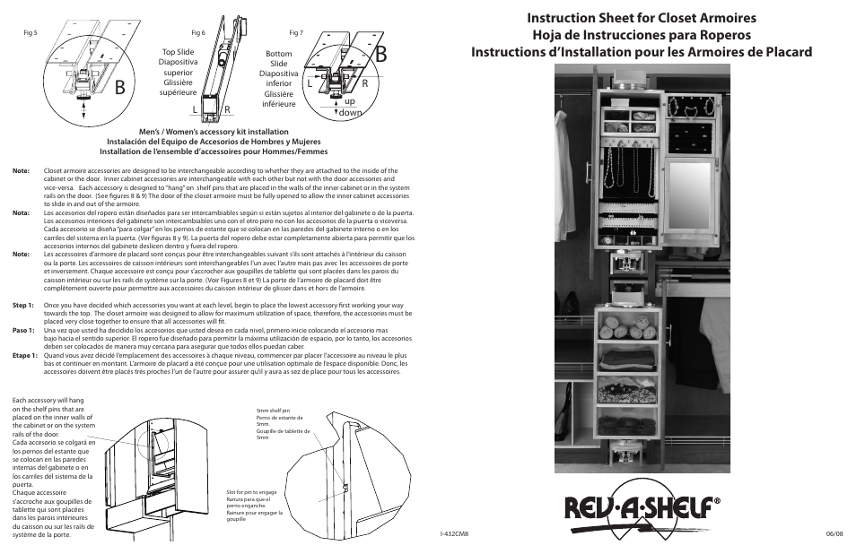 Rev-A-Shelf CAS-081636-1 User Manual | 2 pages