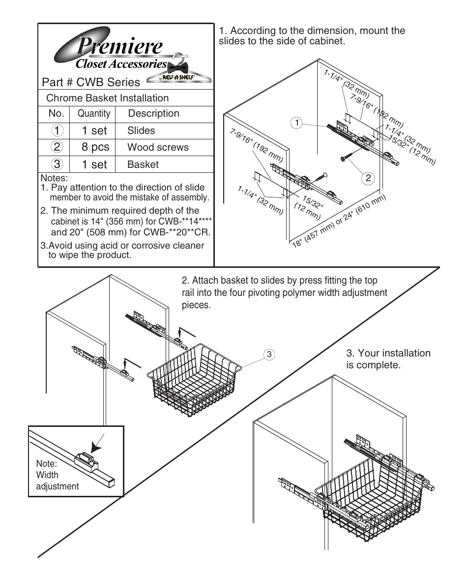 Rev-A-Shelf CTMB-24-52 User Manual | Page 5 / 8