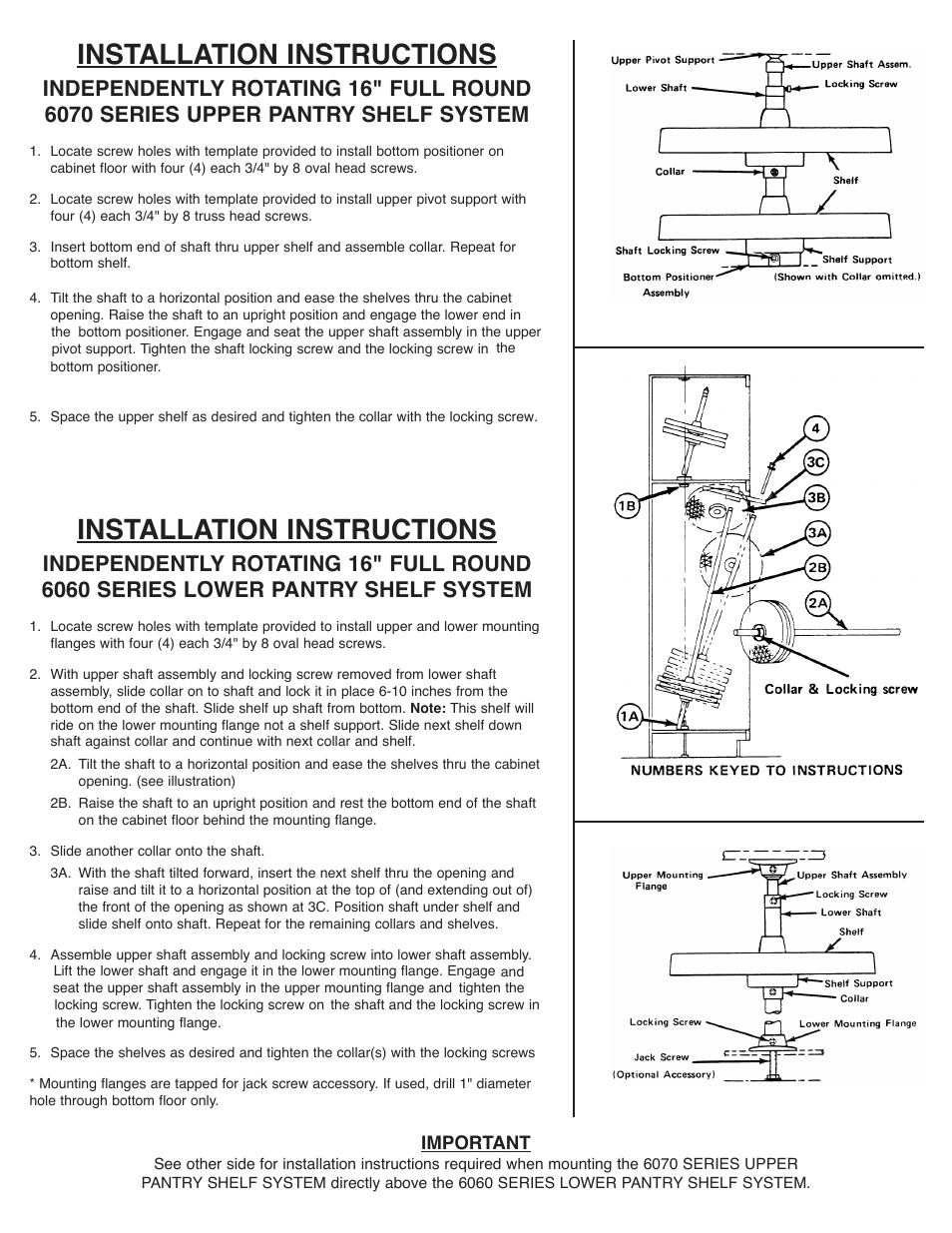 Installation instructions | Rev-A-Shelf LD-4NW-0436-1 User Manual | Page 2 / 2