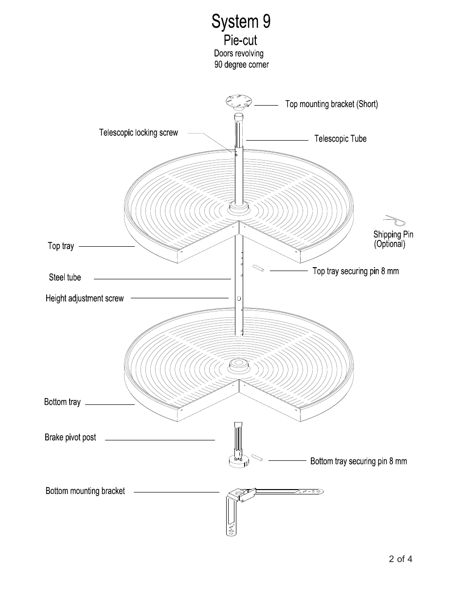 Rev-A-Shelf LD-2942-28-11-1 User Manual | Page 2 / 4