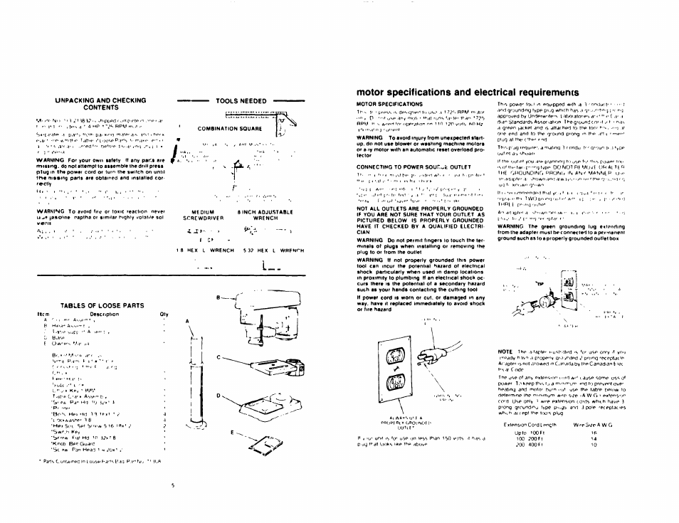 Additional safety instructions for drill presses | Craftsman 113.213832 User Manual | Page 3 / 20