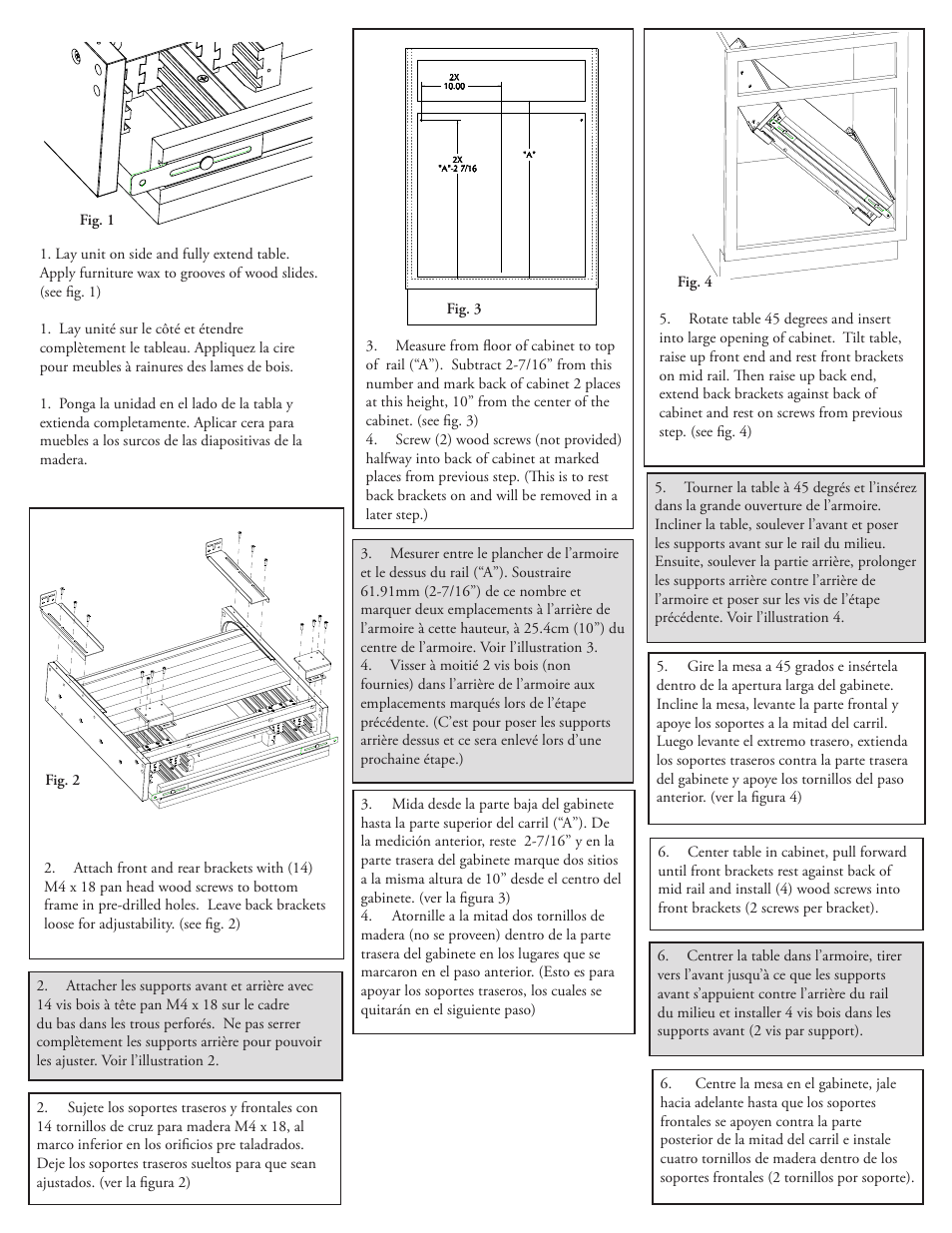 Rev-A-Shelf 4TT-2133-1 User Manual | Page 2 / 4