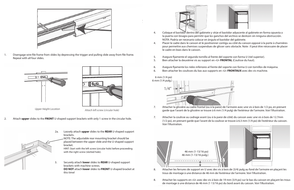 Rev-A-Shelf RAS-FD-KIT User Manual | Page 2 / 4