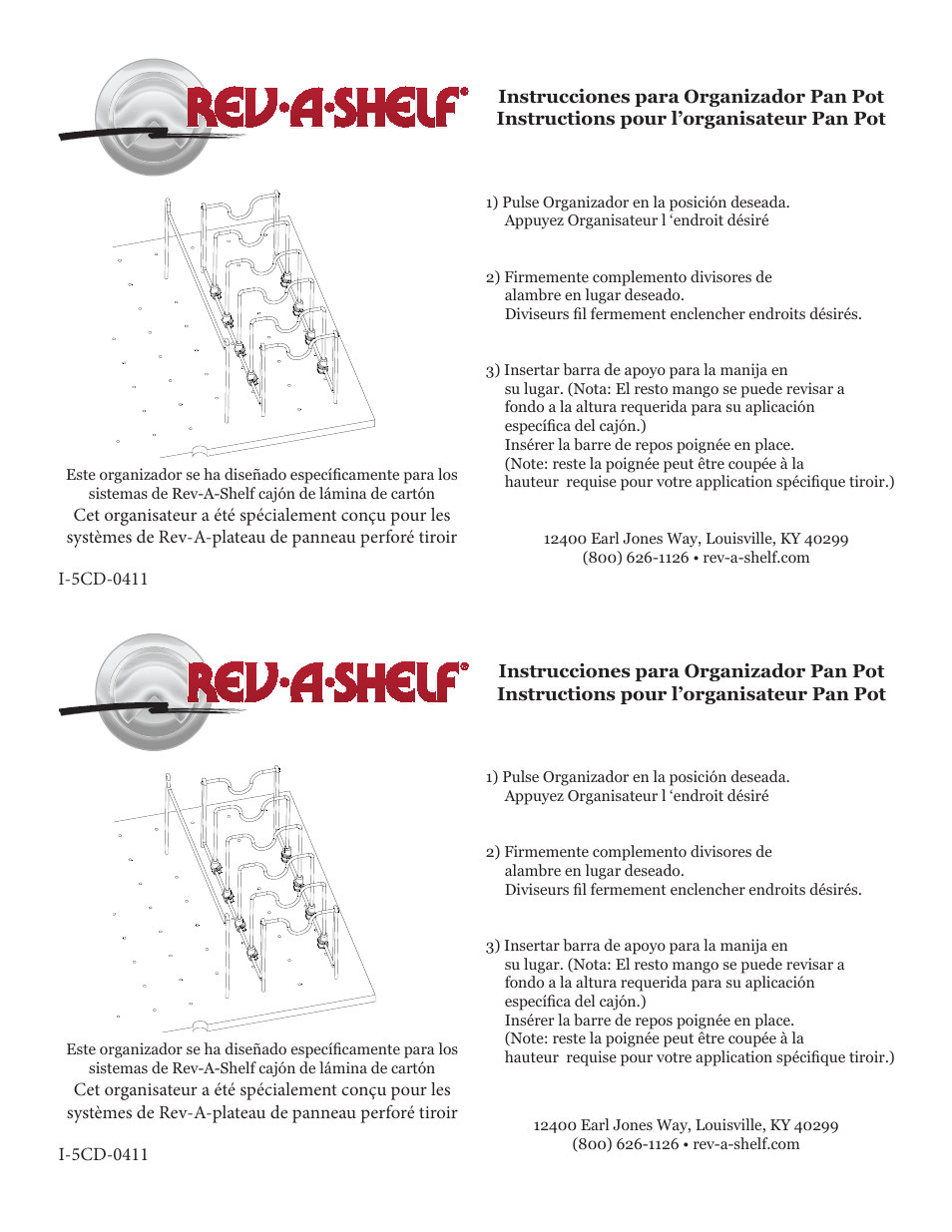 Rev-A-Shelf 5DCD-1-CR User Manual | Page 2 / 2