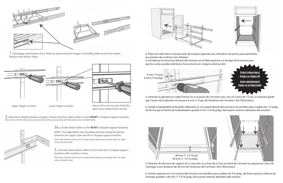 Rev-A-Shelf 5CW2-2122-CR User Manual | Page 2 / 4
