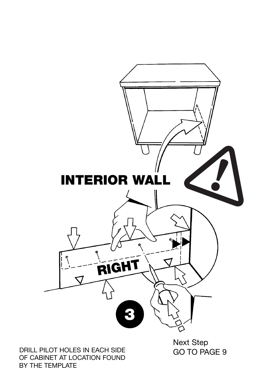 Right, Interior wall | Rev-A-Shelf 5330-15CR User Manual | Page 6 / 22