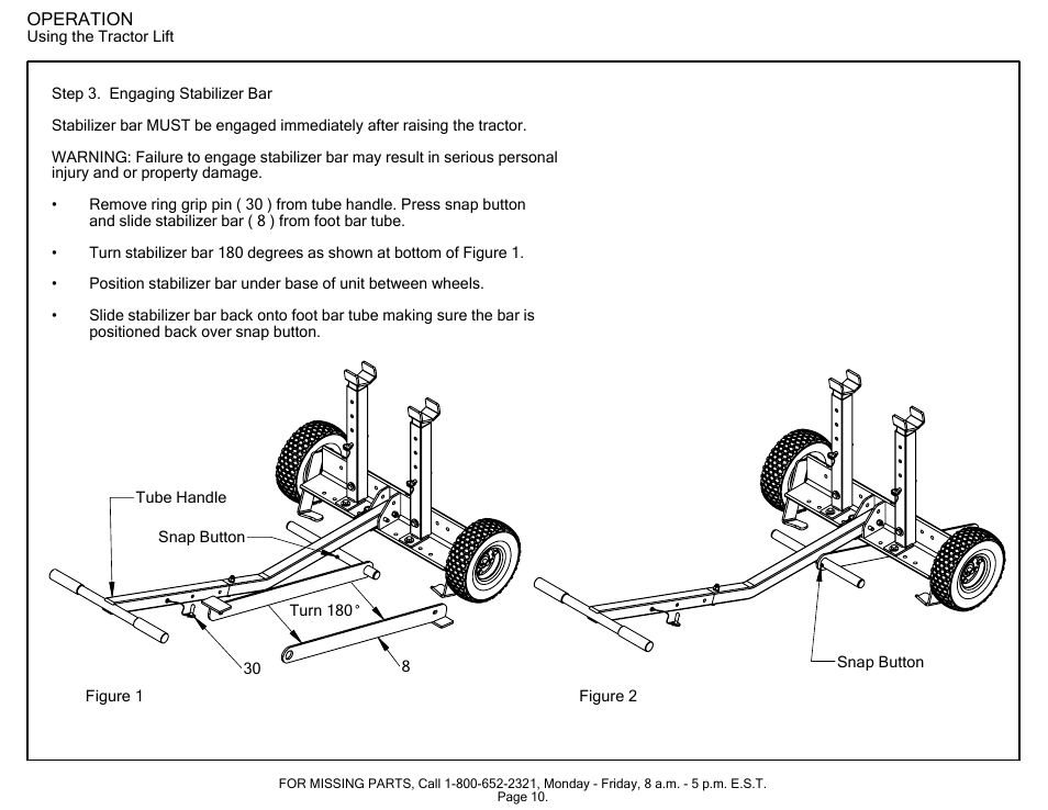 P10vb sears operation stabilizer, Sheet1, Drawing view1 | Drawing view5 | Craftsman TRACTOR LIFT 610.246 User Manual | Page 10 / 13