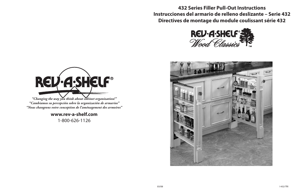 Rev-A-Shelf 434-BF-6SS User Manual | 4 pages