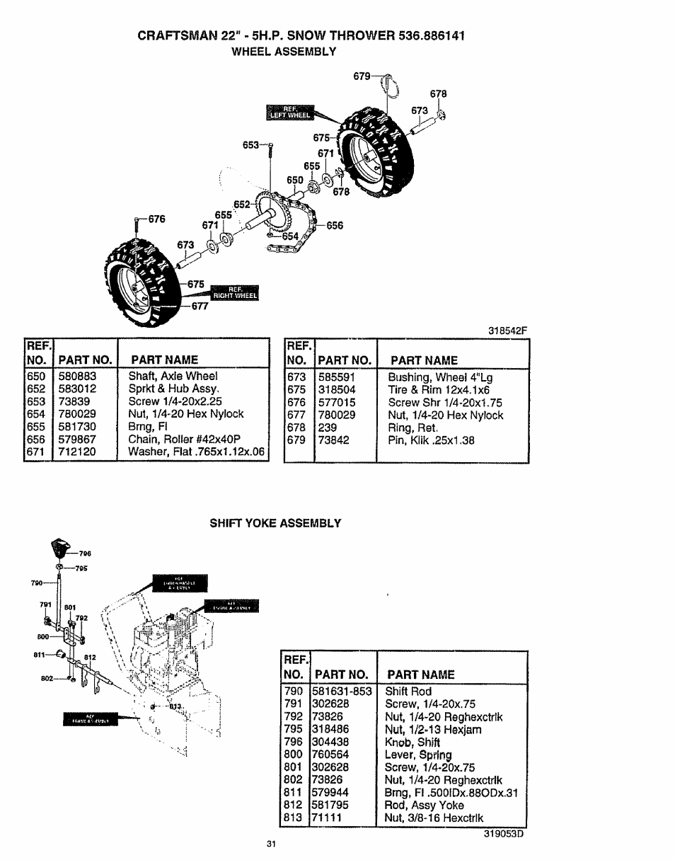 Craftsman 536.886141 User Manual | Page 31 / 63