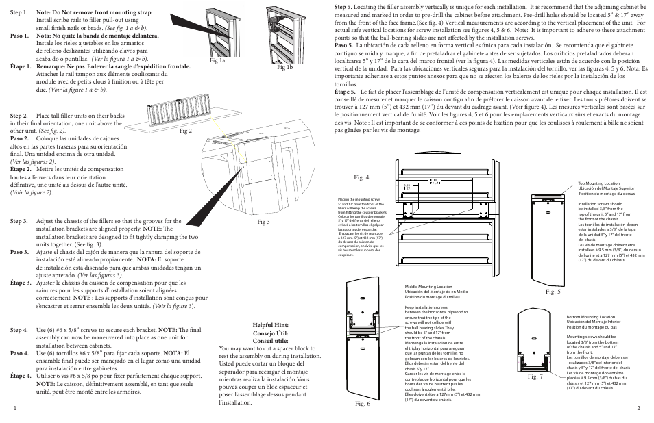 Rev-A-Shelf 432FH Series User Manual | Page 2 / 2
