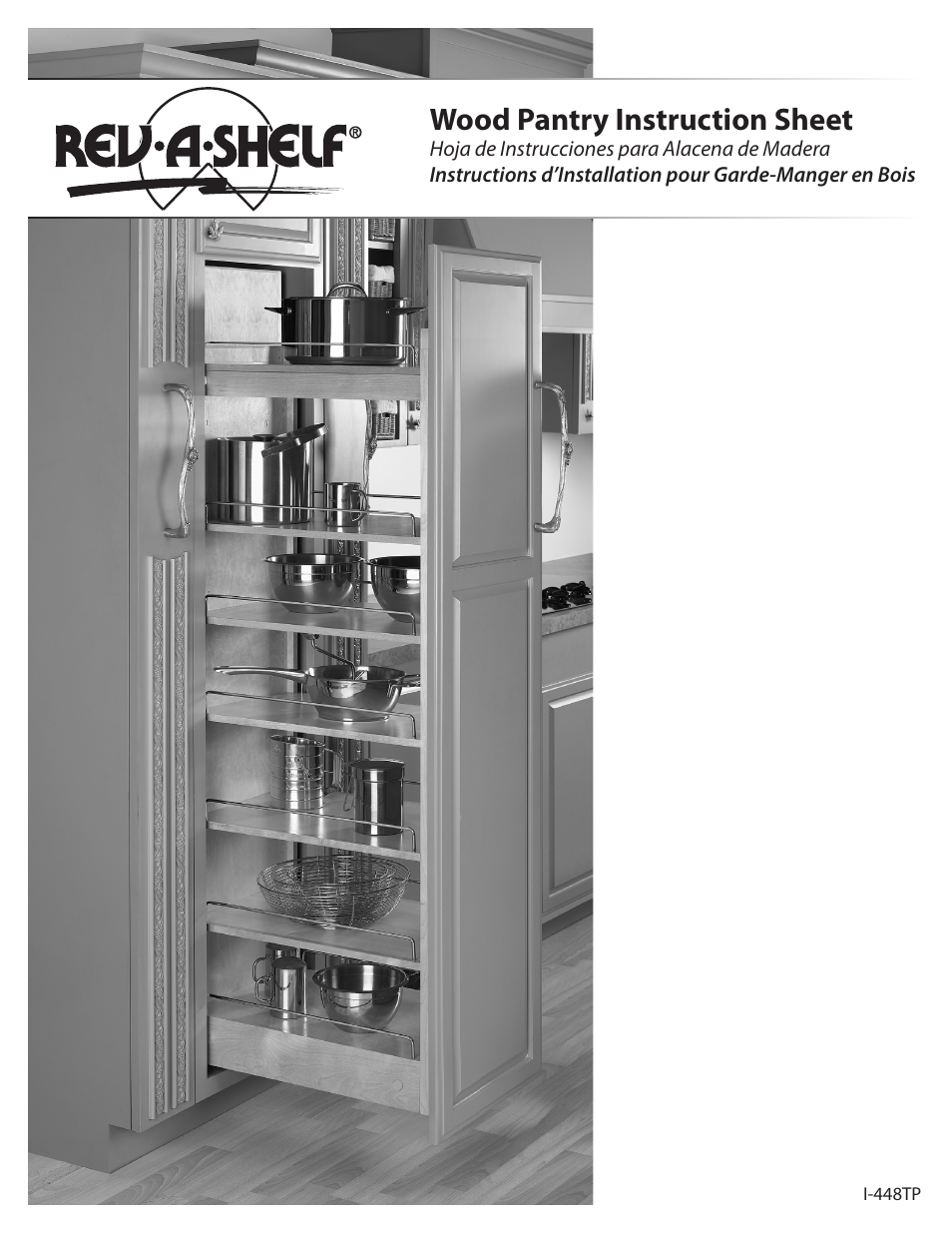 Rev-A-Shelf 448-TP-Series User Manual | 12 pages