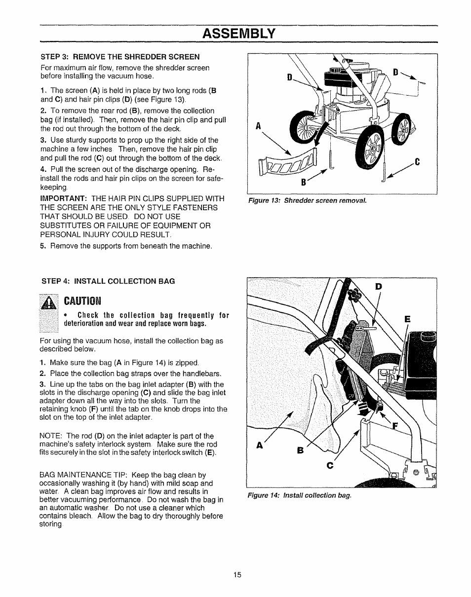 Assembly | Craftsman 987.799601 User Manual | Page 15 / 44