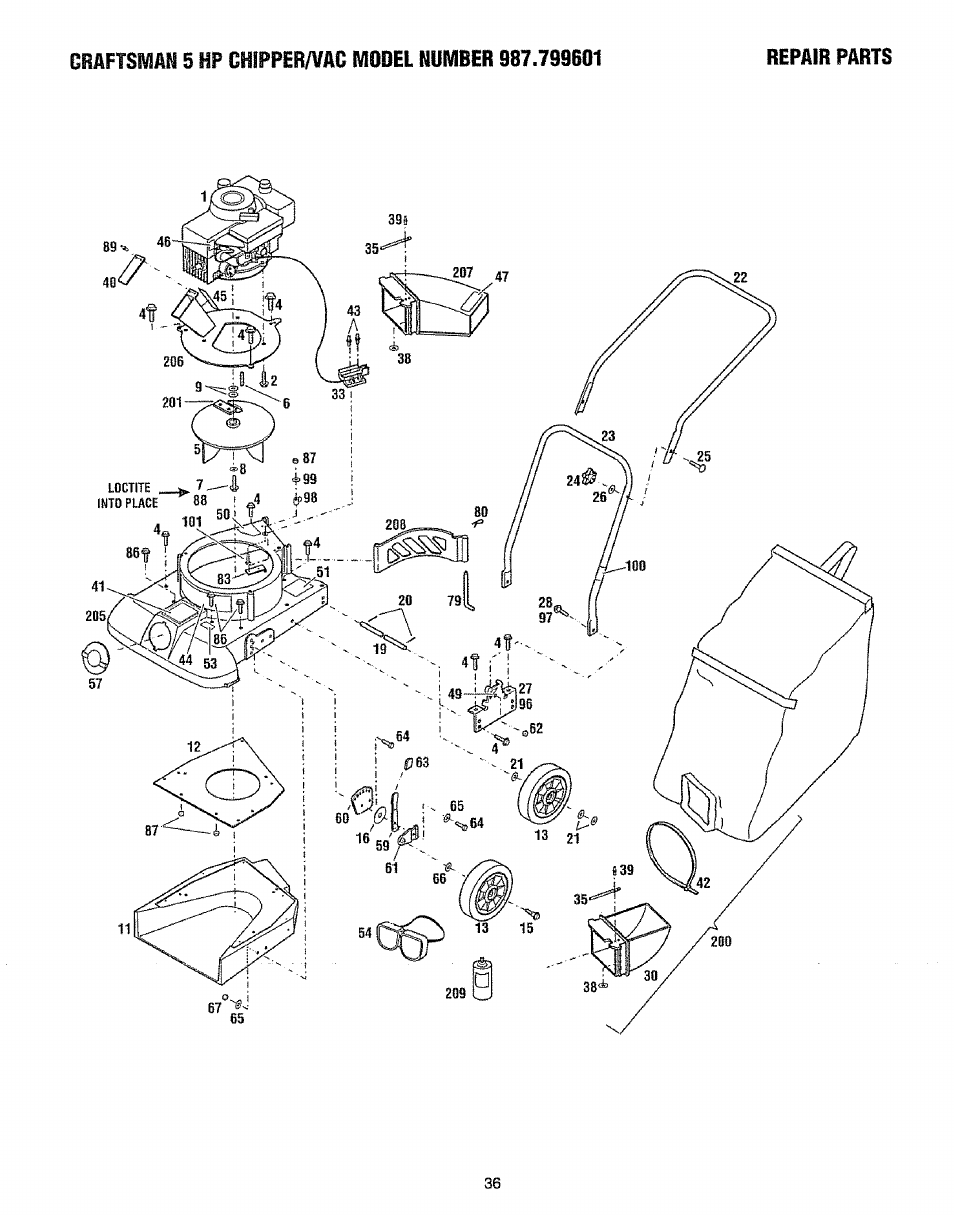 Craftsman 987.799601 User Manual | Page 36 / 44