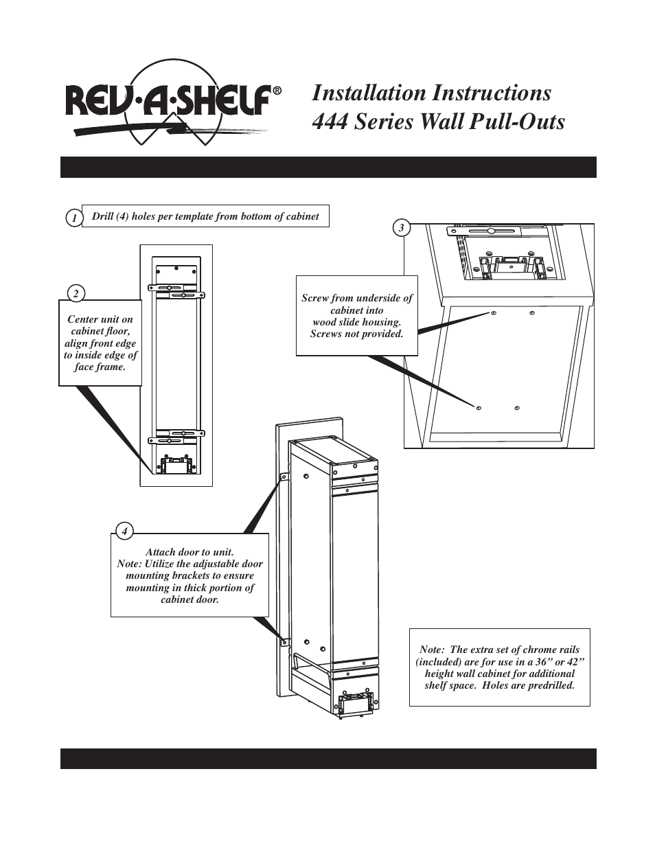 Rev-A-Shelf 444-WC-5SS User Manual | Page 5 / 8