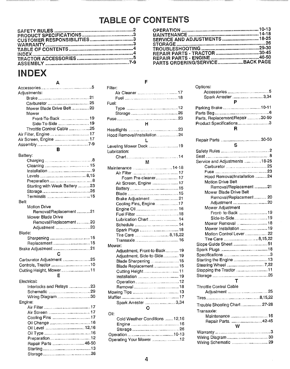 Craftsman 917.257360 User Manual | Page 4 / 52