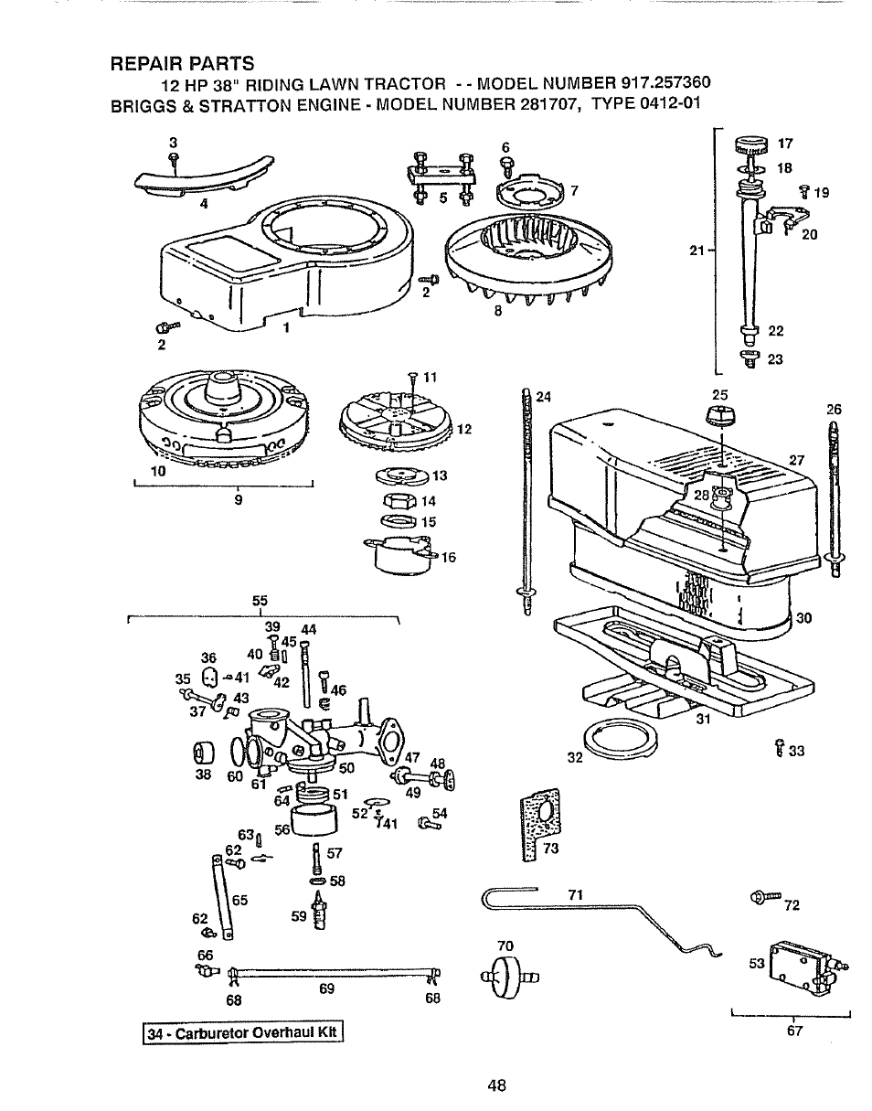 Craftsman 917.257360 User Manual | Page 48 / 52