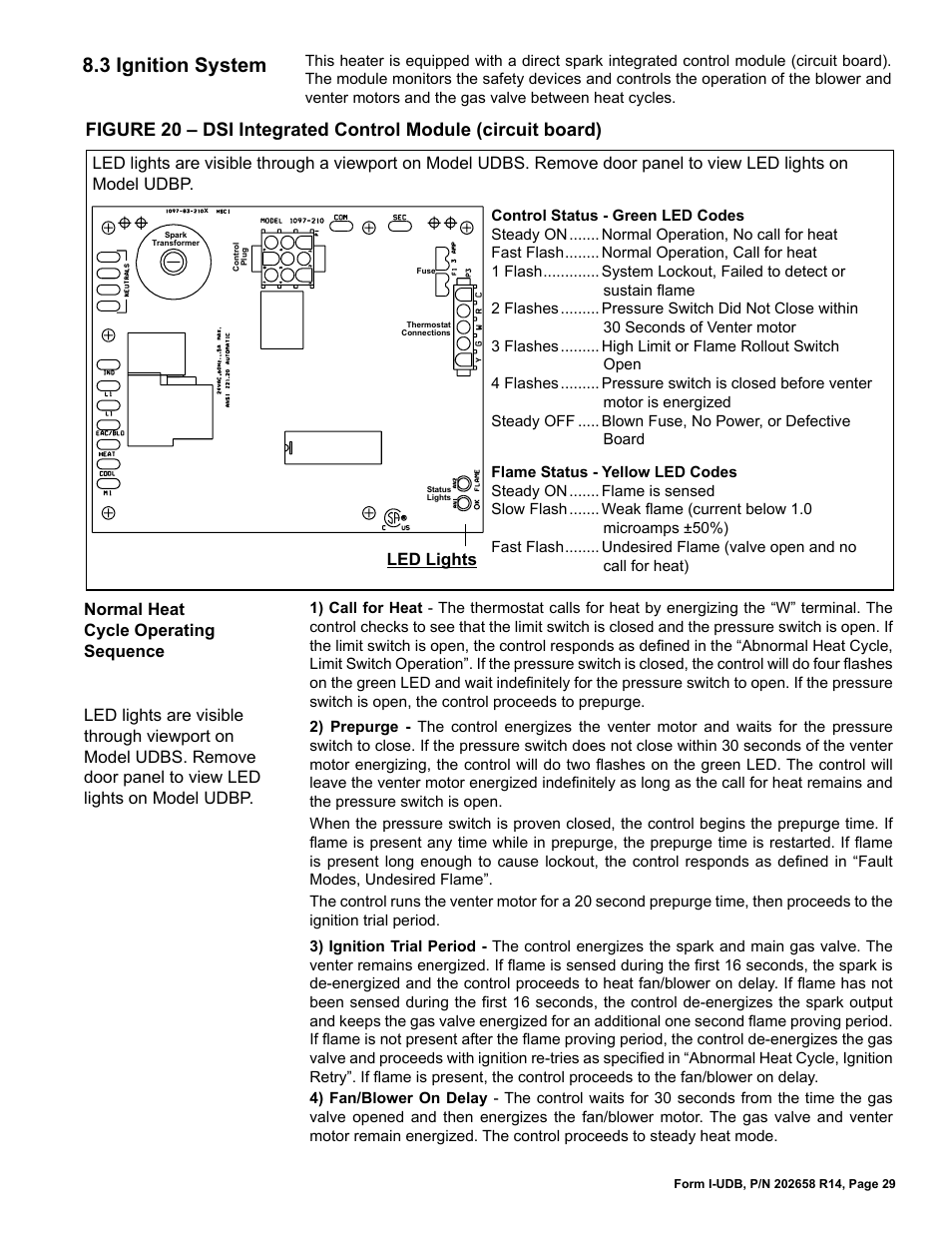 3 ignition system | Reznor UDBS Unit Installation Manual User Manual | Page 29 / 44