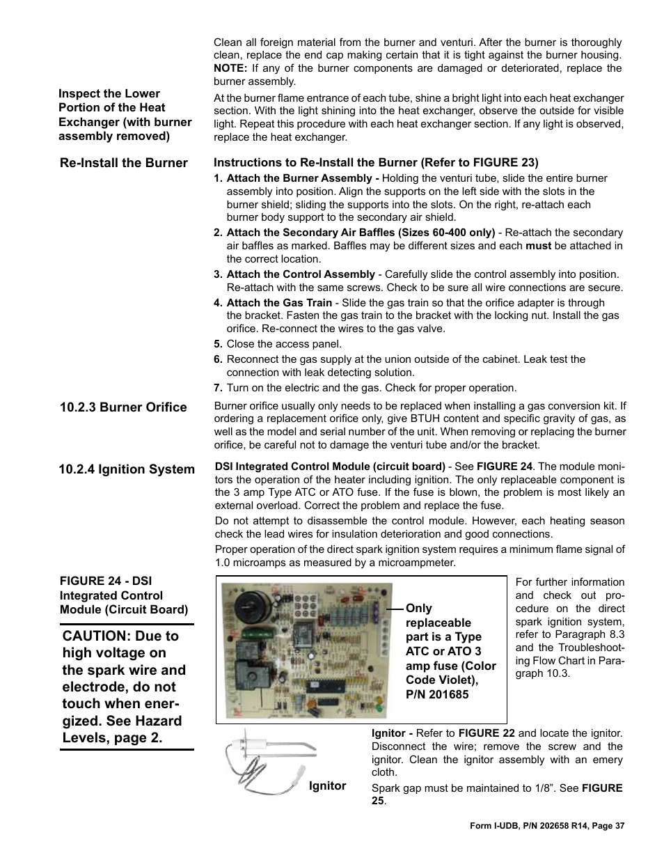 Reznor UDBS Unit Installation Manual User Manual | Page 37 / 44