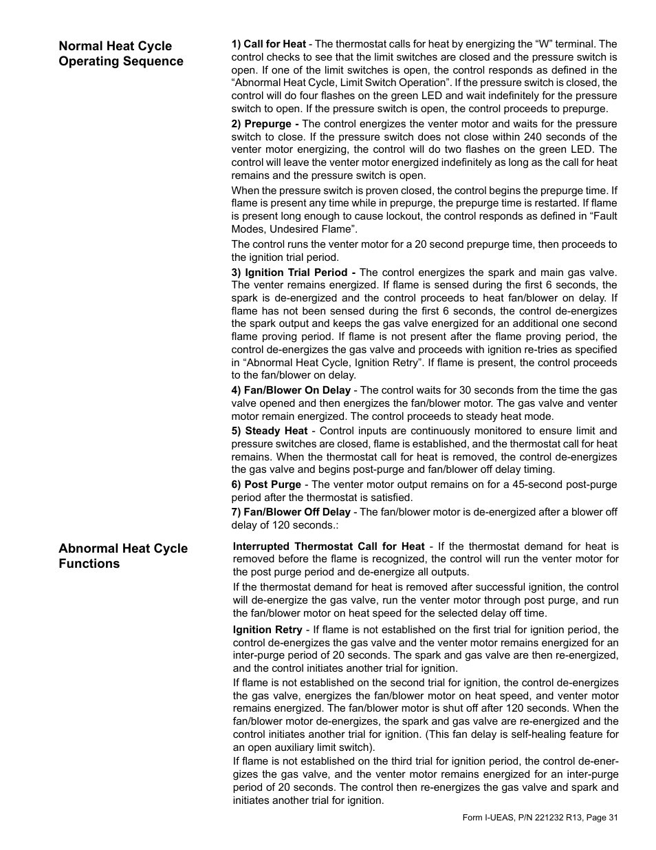 Reznor UEAS Unit Installation Manual User Manual | Page 31 / 44