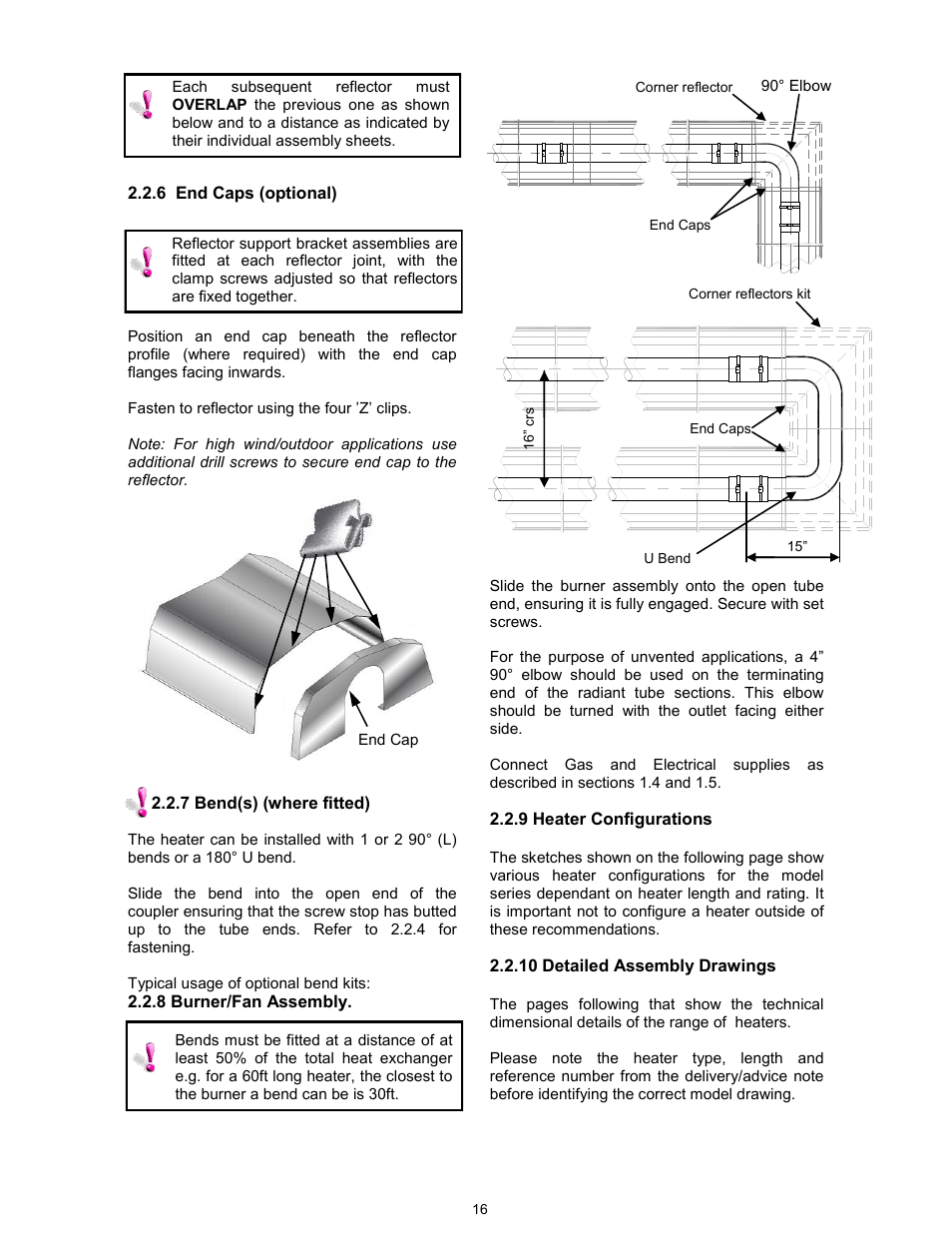 Reznor VPT Unit Installation Manual User Manual | Page 16 / 40