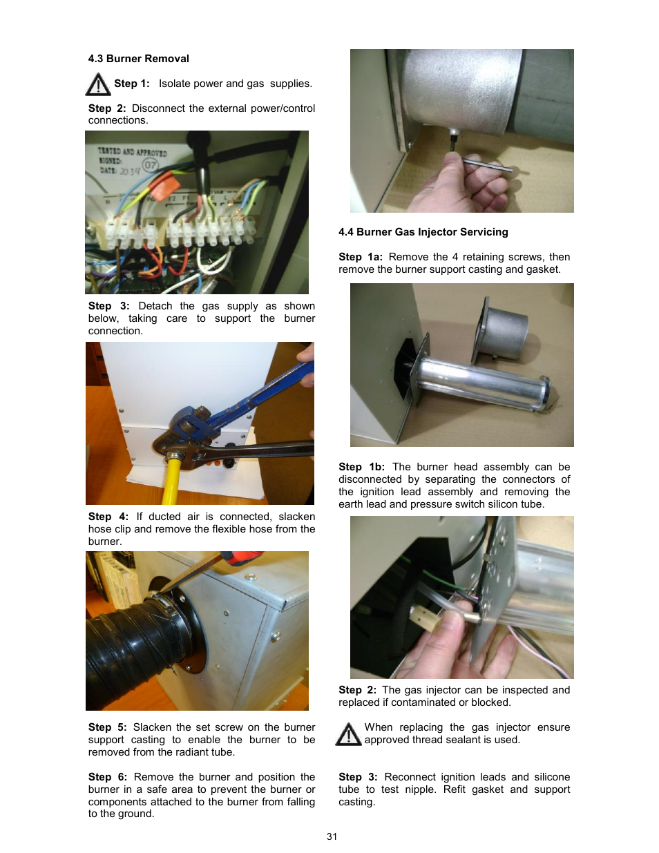 Reznor VPT Unit Installation Manual User Manual | Page 31 / 40