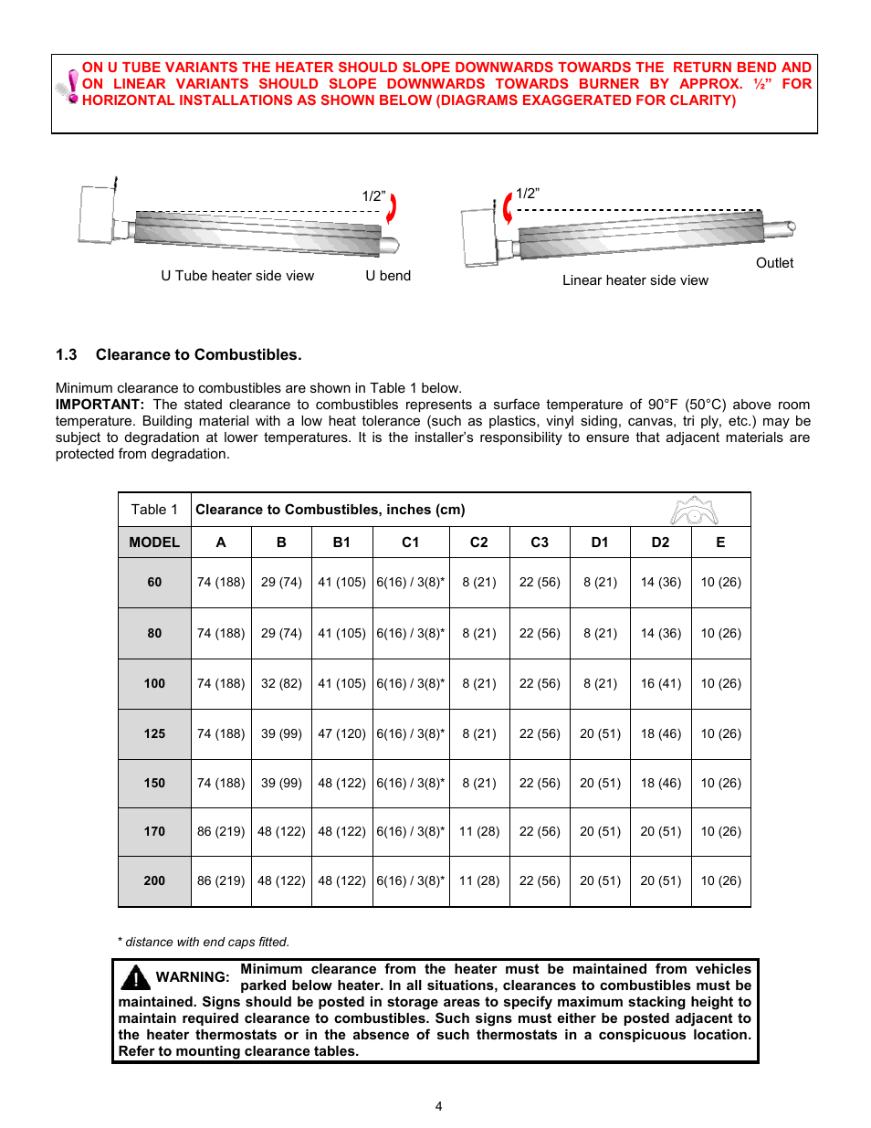 Reznor VPT Unit Installation Manual User Manual | Page 4 / 40