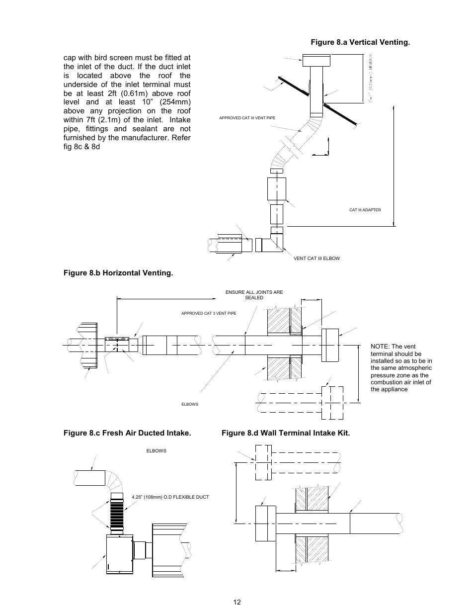 Reznor VCT Unit Installation Manual User Manual | Page 12 / 48