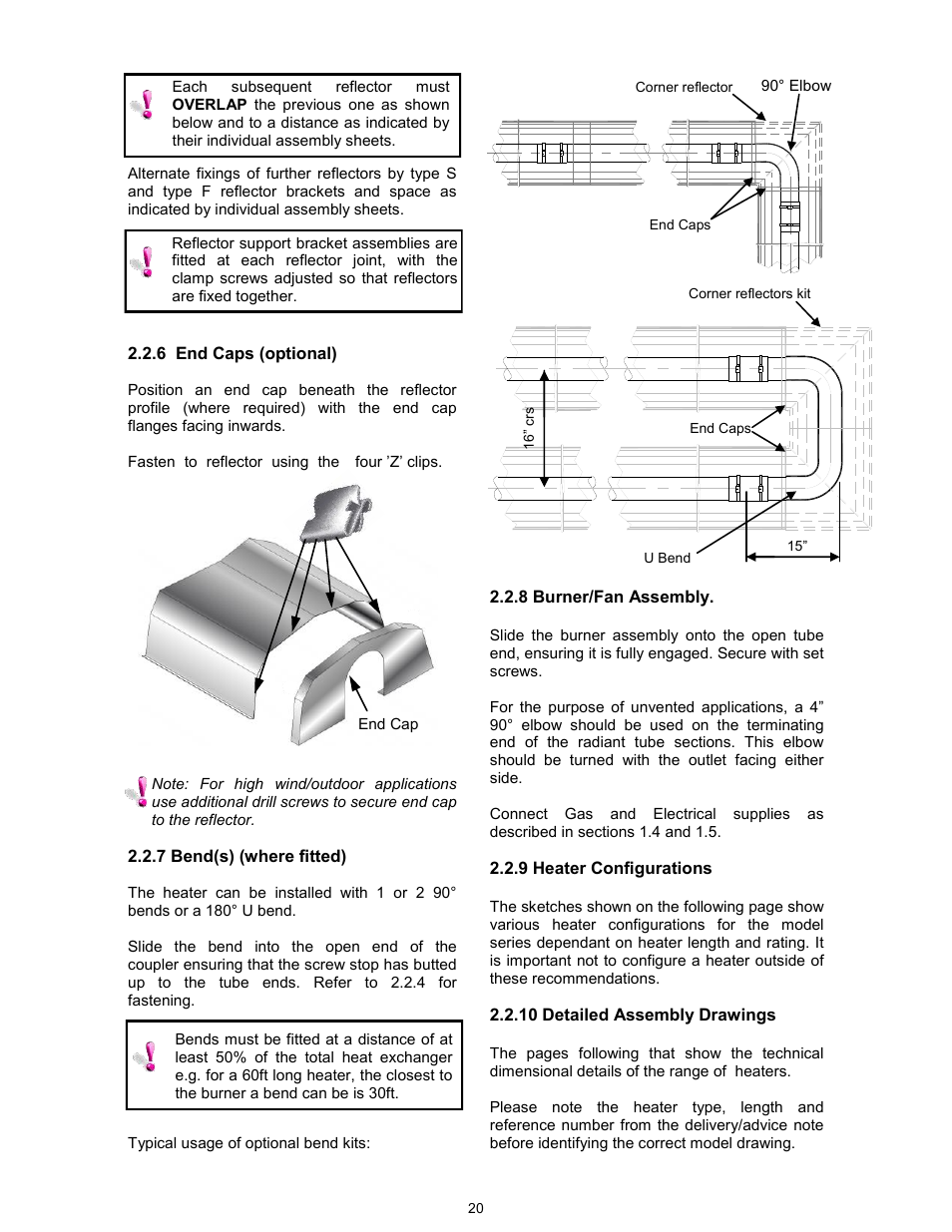 Reznor VCT Unit Installation Manual User Manual | Page 20 / 48