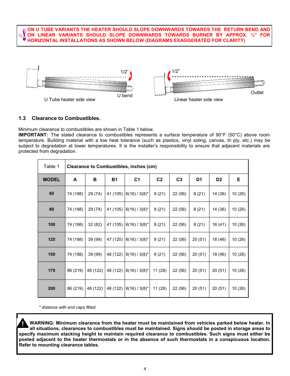 Reznor VCT Unit Installation Manual User Manual | Page 4 / 48