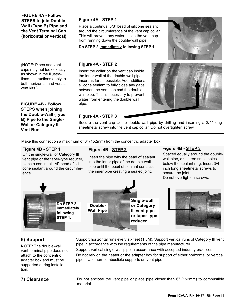 Reznor CAUA Unit Installation Manual User Manual | Page 11 / 44