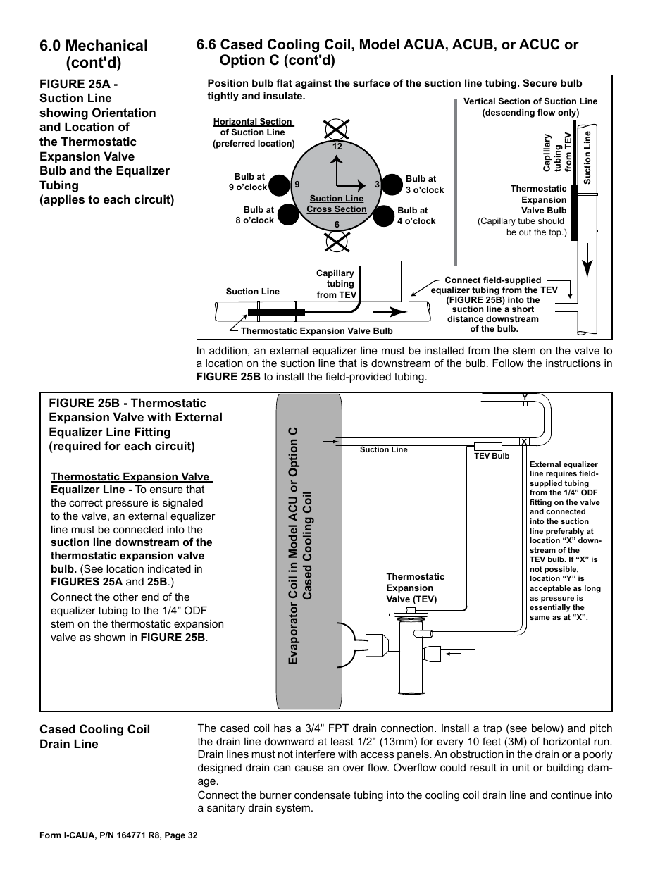 0 mechanical (cont'd) | Reznor CAUA Unit Installation Manual User Manual | Page 32 / 44