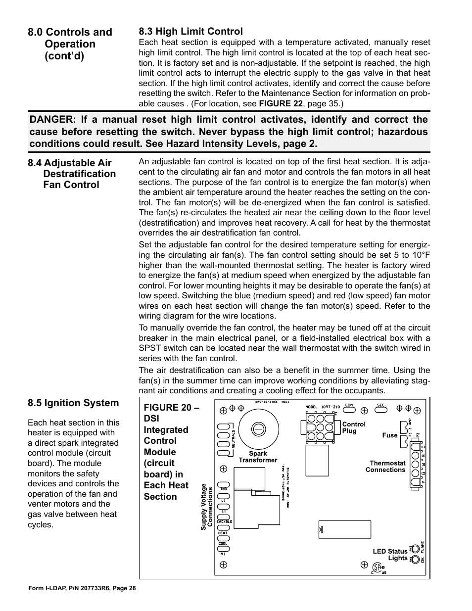 Reznor LDAP Unit Installation Manual User Manual | Page 28 / 44
