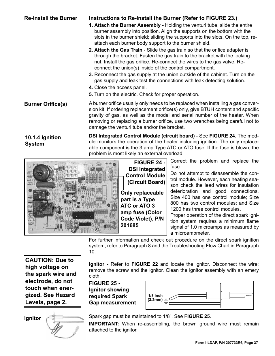 Reznor LDAP Unit Installation Manual User Manual | Page 37 / 44