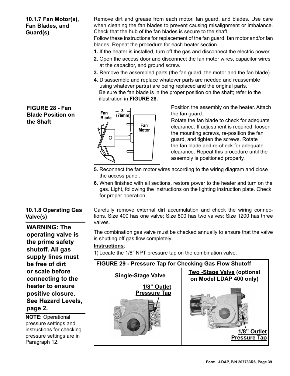 Reznor LDAP Unit Installation Manual User Manual | Page 39 / 44