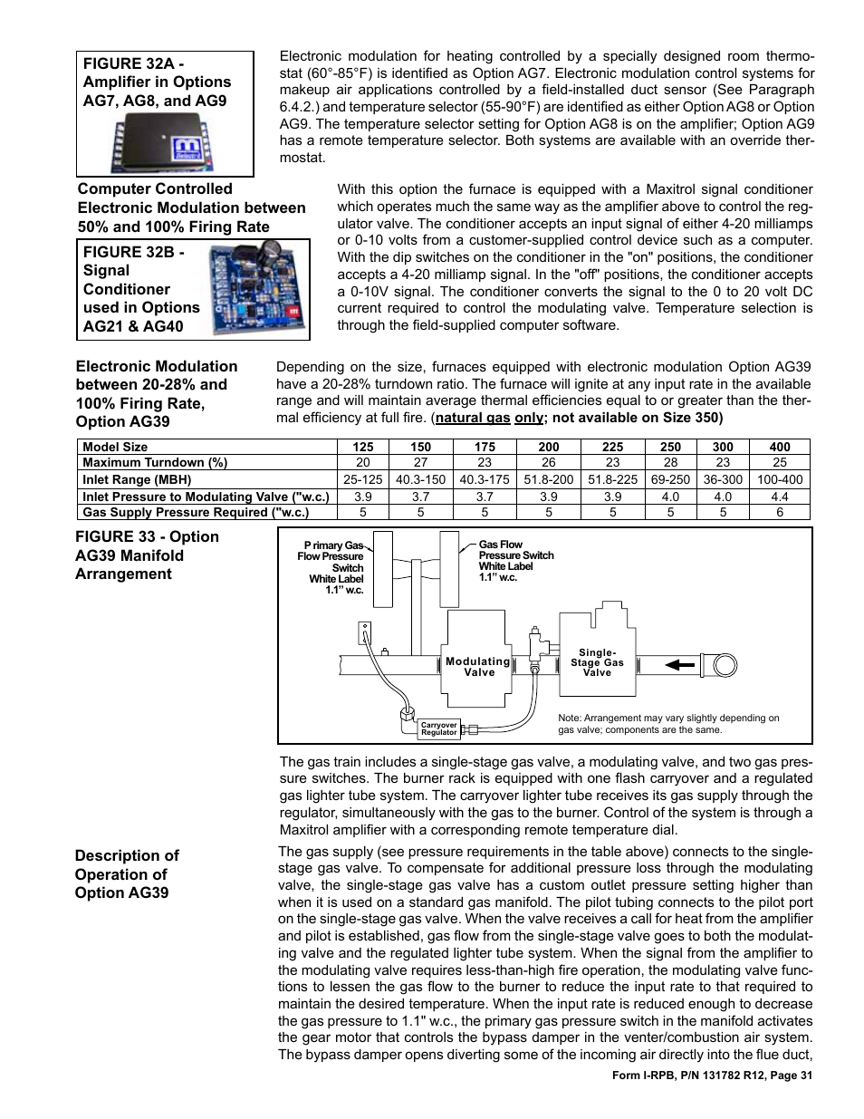 Reznor RPB Unit Installation Manual User Manual | Page 31 / 40